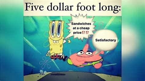 five dollar footlong meme